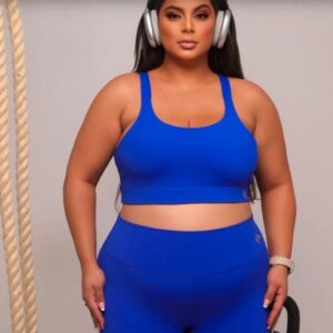 Conjunto Plus Poliamida Premium Azul